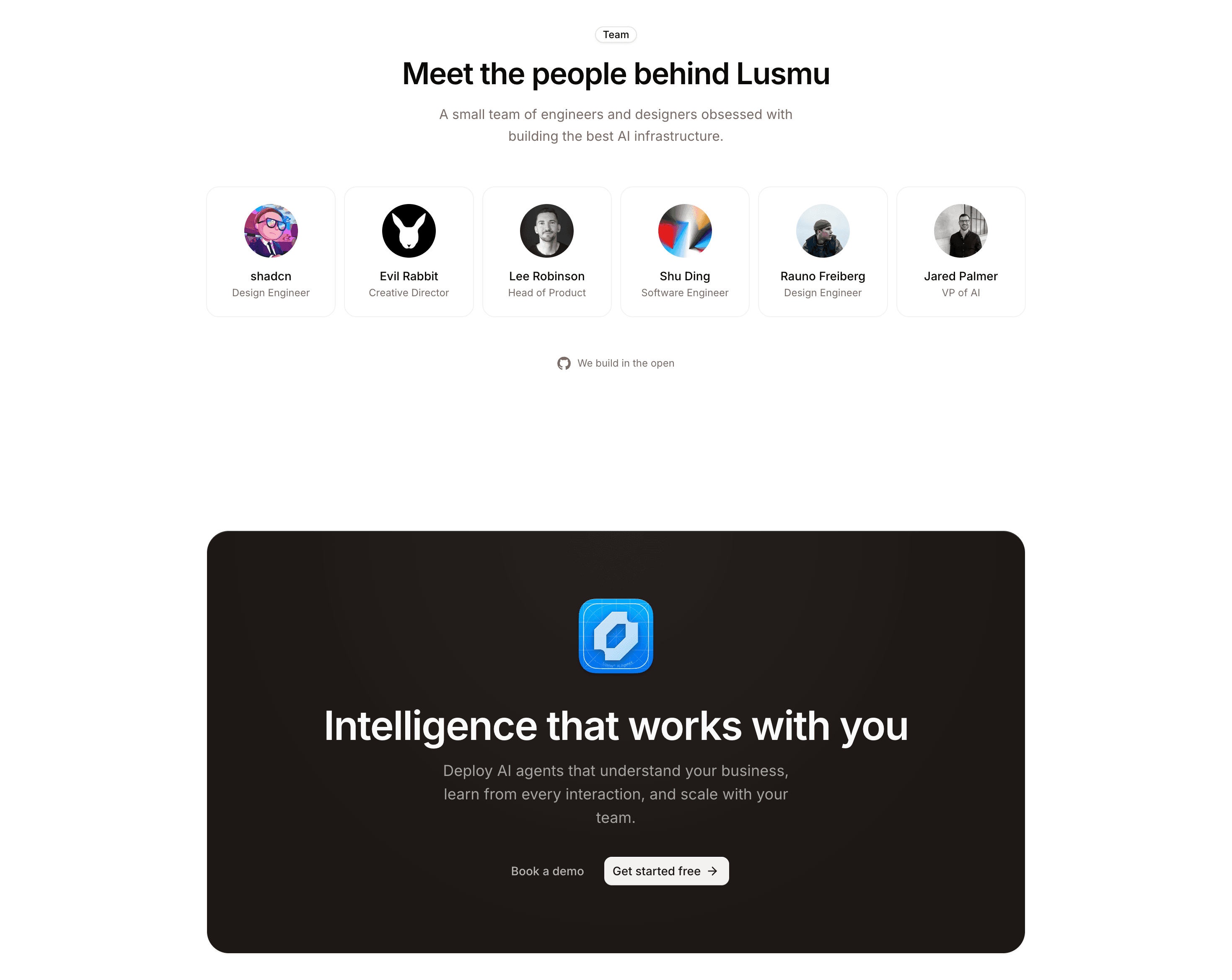 Lusmu team