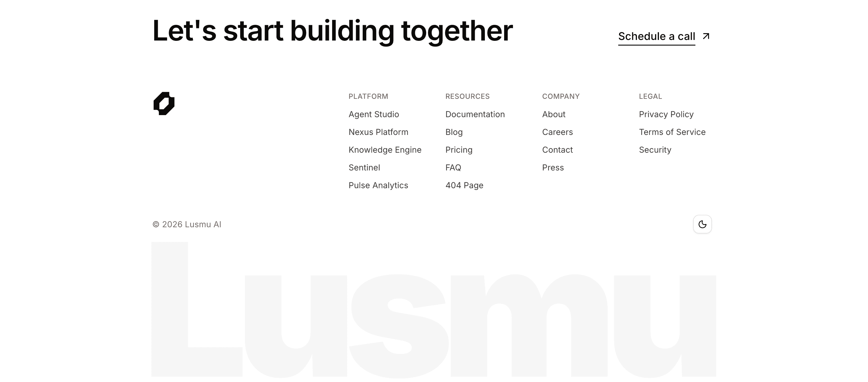 Lusmu footer